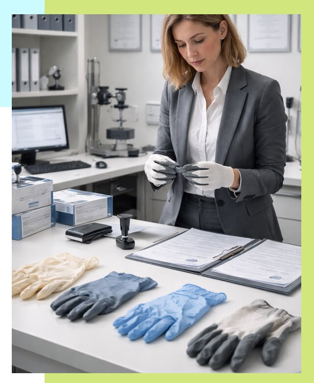 Сертификация перчаток в Чернушке от 8633 р. | Алешин-Чрш