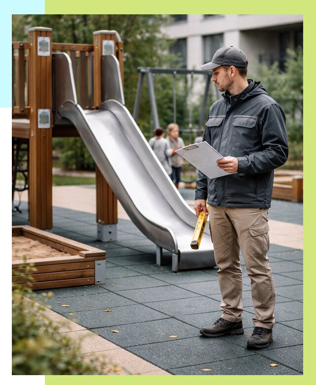 Сертификация детских площадок в Чернушке от 25390 р. | Алешин-Чрш