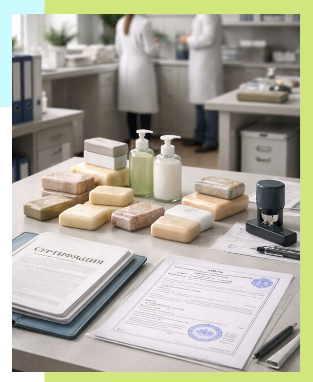 Сертификация мыла и сертификат на мыло в Чернушке от 12187 | Алешин-Чрш
