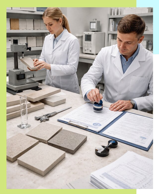 Сертификация плитки и керамики в Чернушке с документами