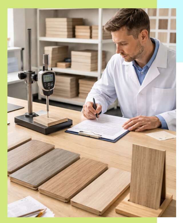 Сертификация ламината с испытаниями и оформлением документов в Чернушке