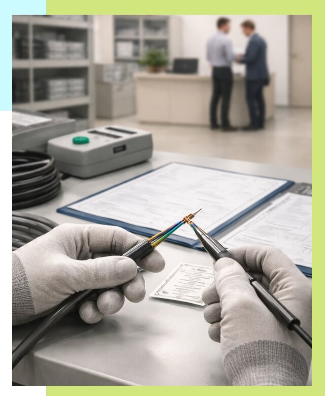 Сертификация провода в Чернушке от 18281 р. в Алешин-Чрш