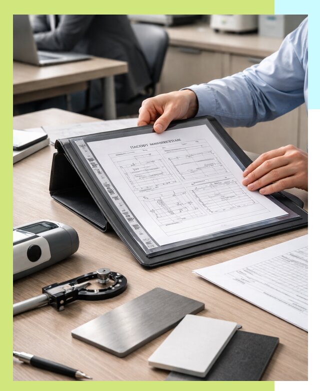 Оформление паспорта материала для продукции в Чернушке