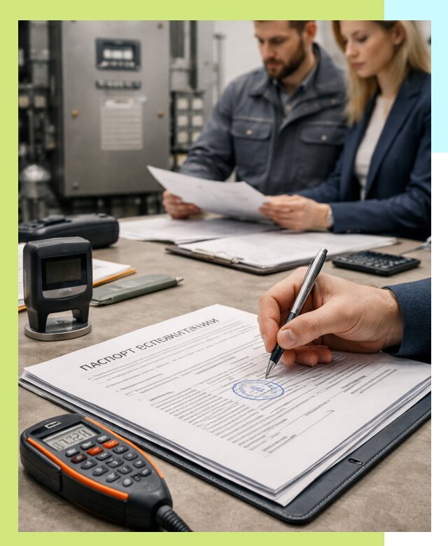 Оформление паспорта эксплуатации оборудования в Чернушке