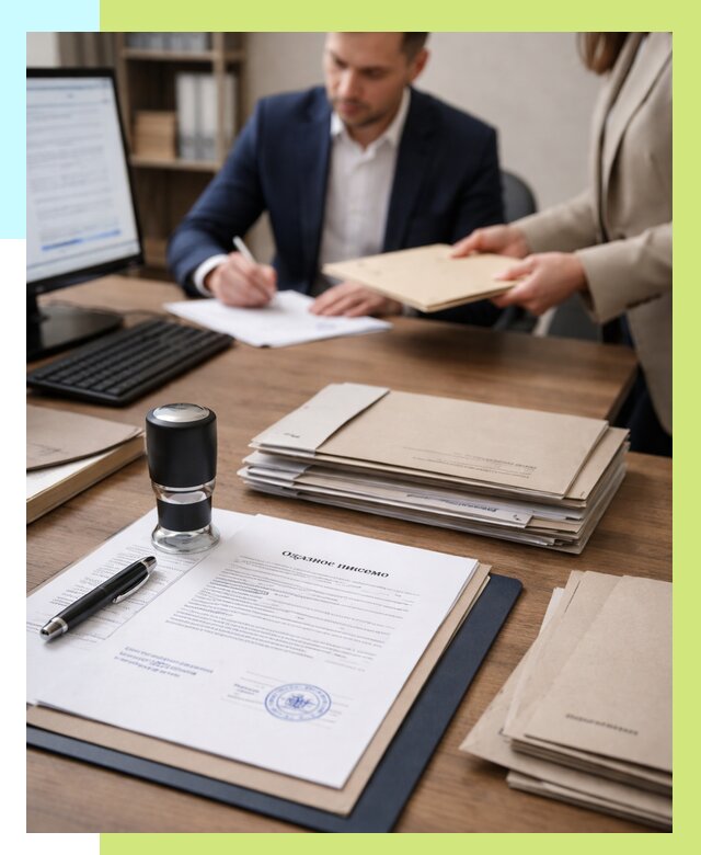 Отказное письмо для таможни в Чернушке от 3047 р, Алешин-Чрш