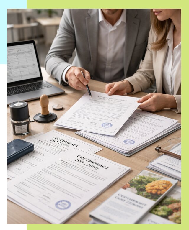 Сертификат ISO 22000 в Чернушке от 40624 р. под ключ | Алешин-Чрш